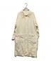 UNDECORATED（アンデコレイテッド）の古着「Recycle Nylon Organic Cotton Coat」｜ベージュ