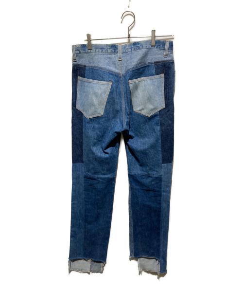 JOHN MASON SMITH（ジョンメイソンスミス）JOHN MASON SMITH (ジョンメイソンスミス) 再構築デニムパンツ インディゴ サイズ:32の古着・服飾アイテム