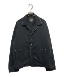 UNITED TOKYO（ユナイテッドトーキョー）の古着「スタッズビーズブルゾン」｜ブラック