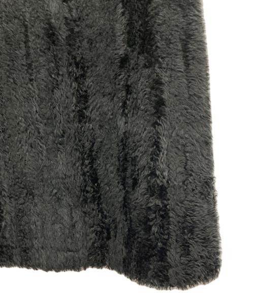 tricot COMME des GARCONS（トリココムデギャルソン）tricot COMME des GARCONS (トリココムデギャルソン) アーカイブ AD2002 フェイクファーフレアスカート ブラック サイズ:Ｍの古着・服飾アイテム