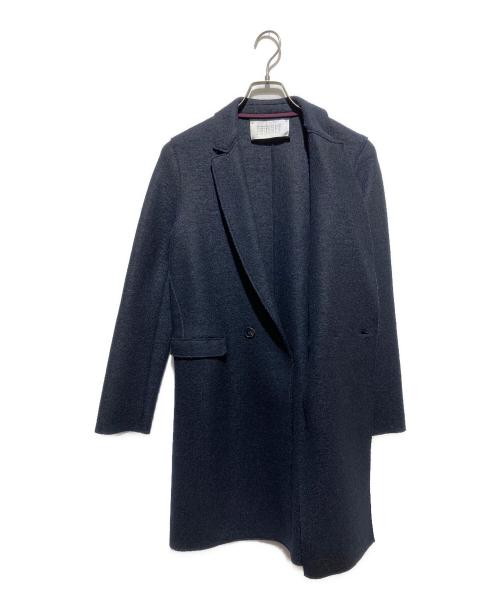 HARRIS WHARF LONDON（ハリスワーフロンドン）HARRIS WHARF LONDON (ハリスワーフロンドン) ウールチェスターコート ネイビー サイズ:40の古着・服飾アイテム