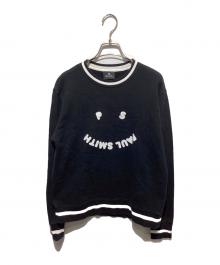PS Paul Smith（ＰＳポールスミス）の古着「21AW Happy スウェットシャツ」｜ブラック