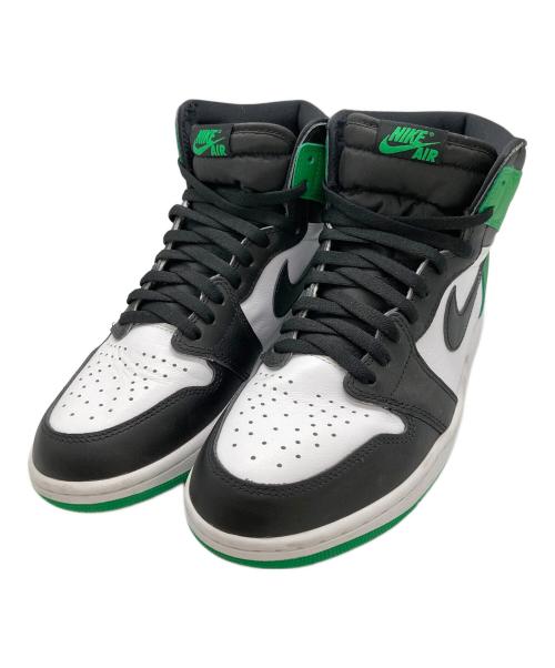 NIKE（ナイキ）NIKE (ナイキ) Air Jordan 1 Retro High Lucky Green/ハイカットスニーカー ホワイト×グリーン サイズ:28cmの古着・服飾アイテム