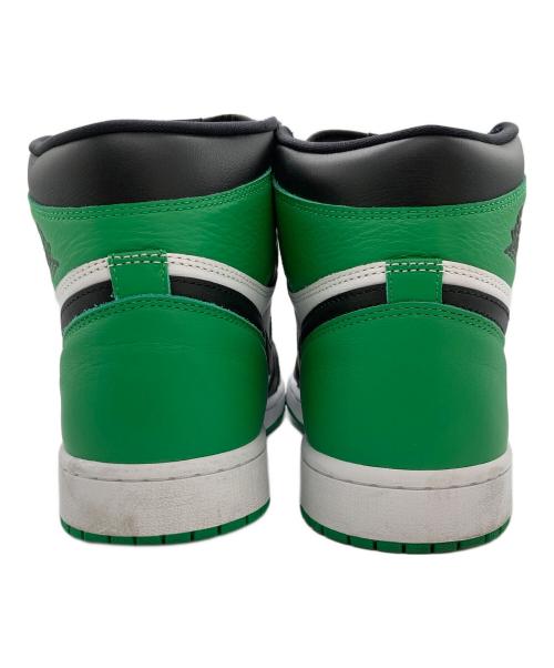 NIKE（ナイキ）NIKE (ナイキ) Air Jordan 1 Retro High Lucky Green/ハイカットスニーカー ホワイト×グリーン サイズ:28cmの古着・服飾アイテム