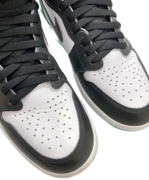 NIKE（ナイキ）NIKE (ナイキ) Air Jordan 1 Retro High Lucky Green/ハイカットスニーカー ホワイト×グリーン サイズ:28cmの古着・服飾アイテム