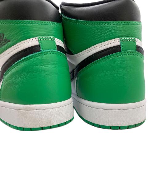 NIKE（ナイキ）NIKE (ナイキ) Air Jordan 1 Retro High Lucky Green/ハイカットスニーカー ホワイト×グリーン サイズ:28cmの古着・服飾アイテム