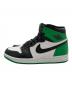 NIKE (ナイキ) Air Jordan 1 Retro High Lucky Green/ハイカットスニーカー ホワイト×グリーン サイズ:28cm：10000円