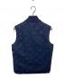 MONTEDORO (モンテドーロ) ドット柄ウールダウンベスト ネイビー サイズ:46：10000円