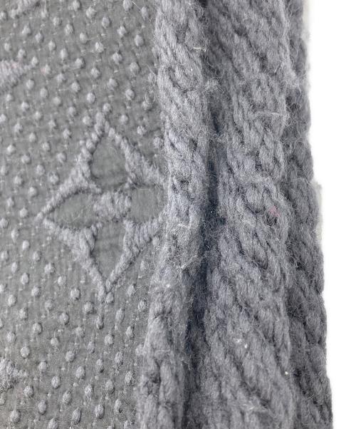 LOUIS VUITTON（ルイ ヴィトン）LOUIS VUITTON (ルイ ヴィトン) エシャルプ ロゴマニア モノグラム マフラー ネイビーの古着・服飾アイテム