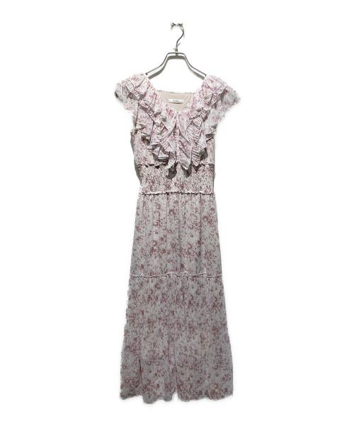 Snidel（スナイデル）Snidel (スナイデル) Sustainaプリーツフリルワンピース ピンク サイズ:1の古着・服飾アイテム