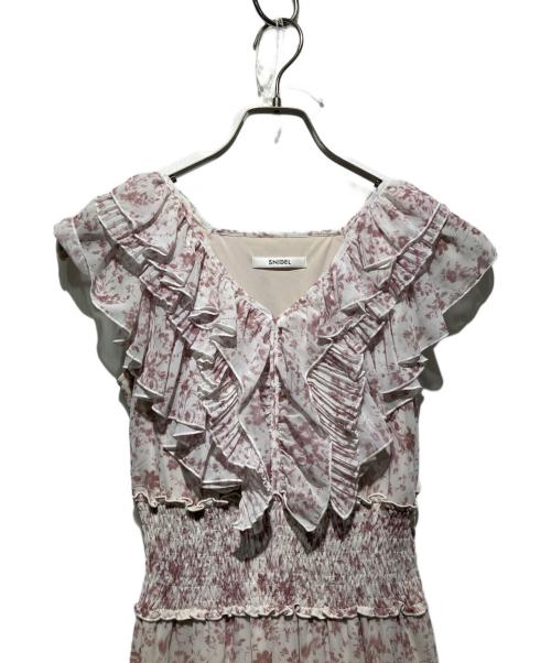 Snidel（スナイデル）Snidel (スナイデル) Sustainaプリーツフリルワンピース ピンク サイズ:1の古着・服飾アイテム