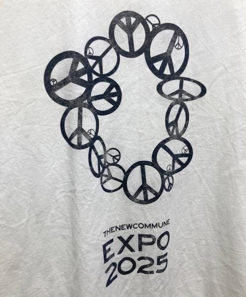 Fake As Flowers（フェイク アス フラワーズ）FAKE AS FLOWERS (フェイク アス フラワーズ) EXPO TEE ホワイト サイズ:Mの古着・服飾アイテム