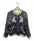 CROPPED HEADSクロップドヘッズ）の古着「スーベニアジャケット」｜ブラック