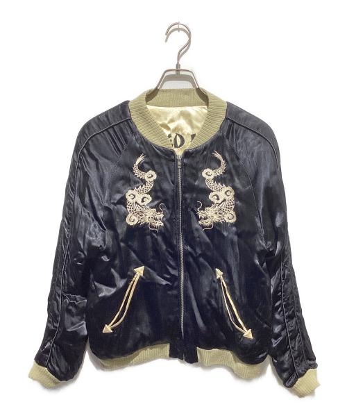 CROPPED HEADS（クロップドヘッズ）CROPPED HEADS (クロップドヘッズ) スーベニアジャケット ブラック サイズ:Ⅿの古着・服飾アイテム