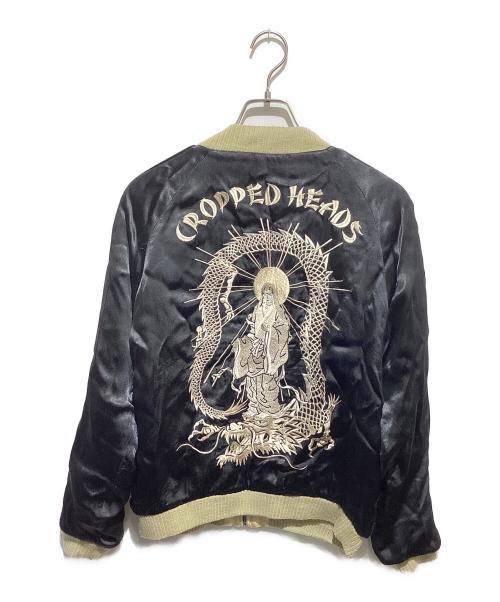 CROPPED HEADS（クロップドヘッズ）CROPPED HEADS (クロップドヘッズ) スーベニアジャケット ブラック サイズ:Ⅿの古着・服飾アイテム