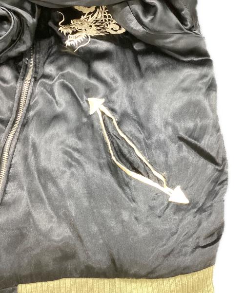 CROPPED HEADS（クロップドヘッズ）CROPPED HEADS (クロップドヘッズ) スーベニアジャケット ブラック サイズ:Ⅿの古着・服飾アイテム