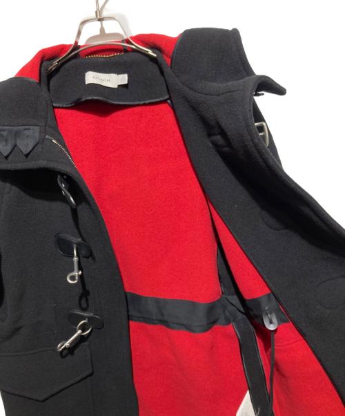 COACH（コーチ）COACH (コーチ) ダッフルコート/Dog Clip Duffle Coat ブラック サイズ:8の古着・服飾アイテム