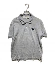 PLAY COMME des GARCONS（プレイコムデギャルソン）の古着「ポロシャツ」｜グレー