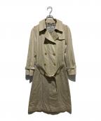 Aquascutumアクアスキュータム）の古着「イングランド製トレンチコート」｜ベージュ