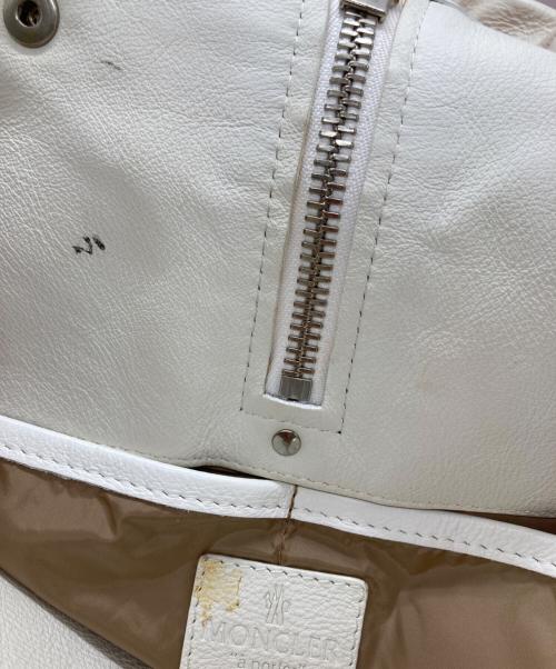 MONCLER（モンクレール）MONCLER (モンクレール) ナイロンハンドバッグ オレンジの古着・服飾アイテム