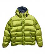 moonstoneムーンストーン）の古着「オールドダウンジャケット」｜ライムグリーン