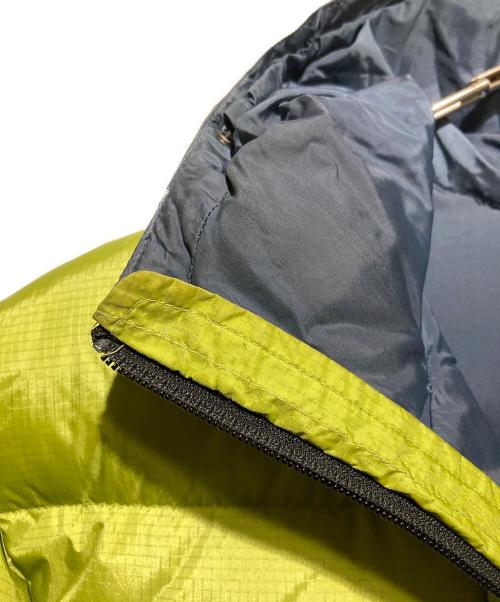 moonstone（ムーンストーン）MOONSTONE (ムーンストーン) オールドダウンジャケット ライムグリーン サイズ:Lの古着・服飾アイテム