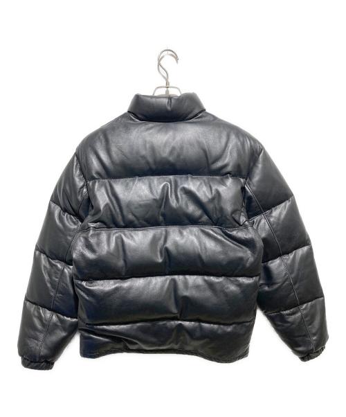 Schott（ショット）Schott (ショット) 214D レザーダウンジャケット ブラック サイズ:38の古着・服飾アイテム