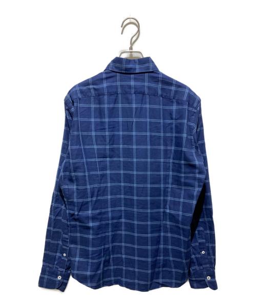 giannetto（ジャンネット）giannetto (ジャンネット) 長袖シャツ/VINCI FIT ネイビー サイズ:Mの古着・服飾アイテム