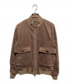 AKMエーケーエム）の古着「TWILL CORDUROY ZIP VALSTARINO」｜ブラウン