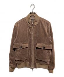 AKM（エーケーエム）の古着「TWILL CORDUROY ZIP VALSTARINO」｜ブラウン