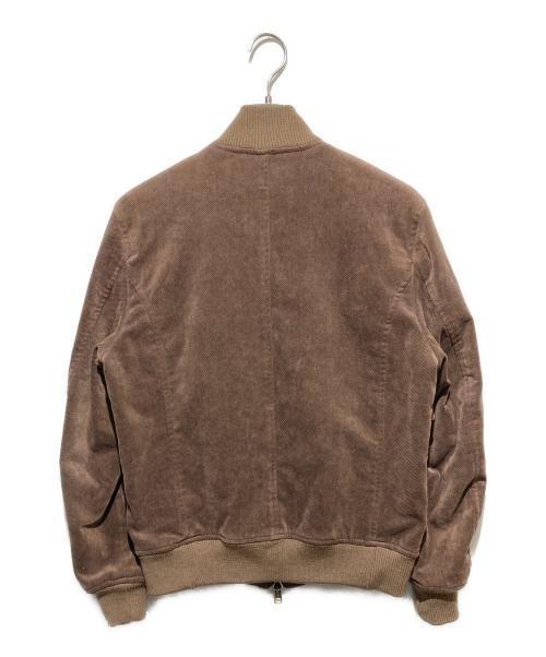 AKM（エーケーエム）AKM (エーケーエム) TWILL CORDUROY ZIP VALSTARINO ブラウン サイズ:Lの古着・服飾アイテム