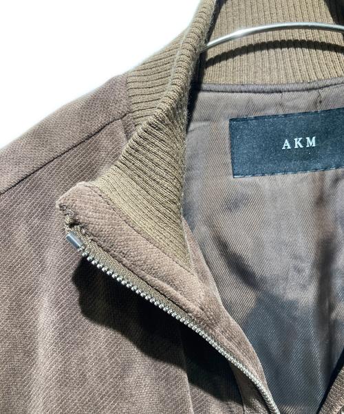 AKM（エーケーエム）AKM (エーケーエム) TWILL CORDUROY ZIP VALSTARINO ブラウン サイズ:Lの古着・服飾アイテム