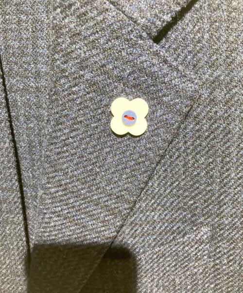 LARDINI（ラルディーニ）LARDINI (ラルディーニ) 段返り3Bチェックテーラードジャケット ネイビー サイズ:46の古着・服飾アイテム