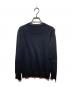 BURBERRY BLACK LABEL (バーバリーブラックレーベル) Vネックニット ブラック サイズ:2：4000円