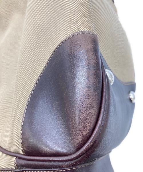 PRADA（プラダ）PRADA (プラダ) ロゴジャガード ワンショルダーバッグ ベージュの古着・服飾アイテム