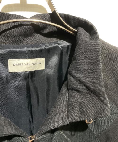 DRIES VAN NOTEN（ドリスヴァンノッテン）DRIES VAN NOTEN (ドリスヴァンノッテン) フリルジャケット ブラック サイズ:38の古着・服飾アイテム