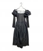 MAISON SPECIALメゾンスペシャル）の古着「Puffy Bolero Set Volume Silhouette Dress」｜ブラック