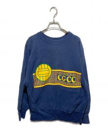 Champion（チャンピオン）の古着「80's プリントスウェット」｜ネイビー