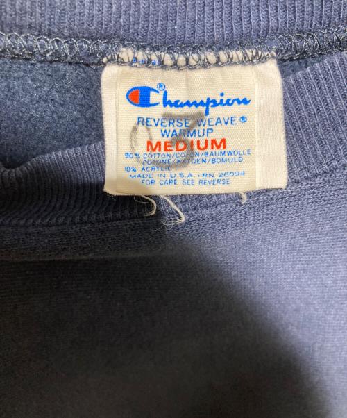 Champion（チャンピオン）Champion (チャンピオン) 80's プリントスウェット ネイビー サイズ:Mの古着・服飾アイテム