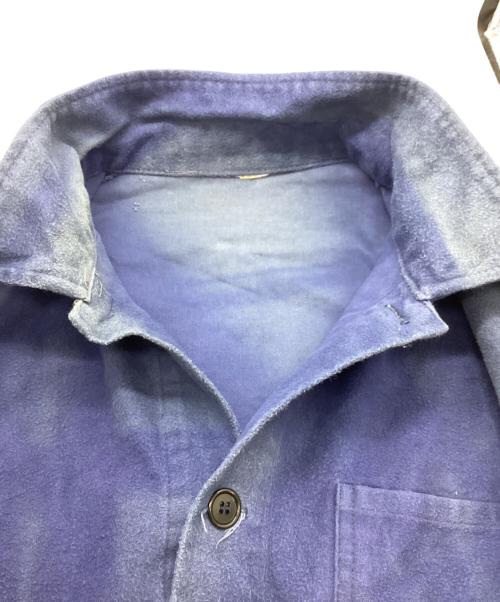 French work jacket（フレンチワークジャケット）French work jacket (フレンチワークジャケット) フレンチワークジャケット ブルー サイズ:不明の古着・服飾アイテム