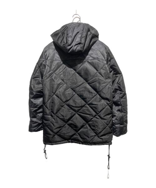 stussy（ステューシー）stussy (ステューシー) Schott (ショット) コラボキルティングジャケット ブラック サイズ:Mの古着・服飾アイテム