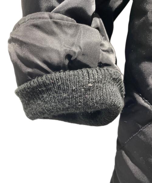 stussy（ステューシー）stussy (ステューシー) Schott (ショット) コラボキルティングジャケット ブラック サイズ:Mの古着・服飾アイテム