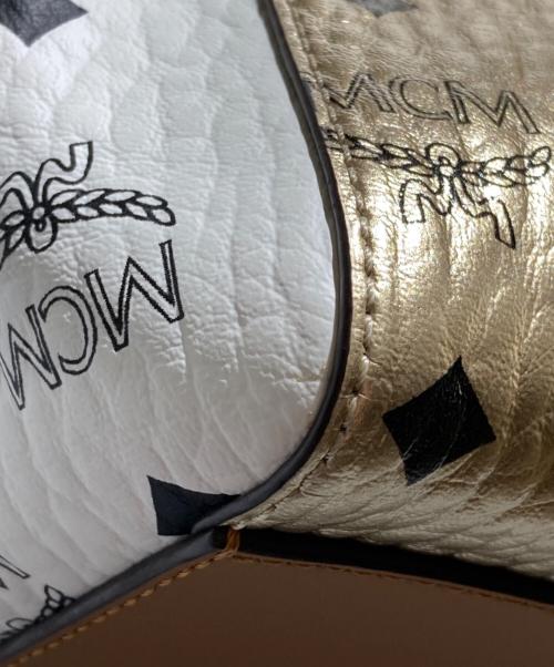 MCM（エムシーエム）MCM (エムシーエム) トニー ヴィセトスミックス ショッパー ミディアム ブラウンの古着・服飾アイテム