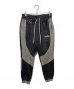 SAPEurサプール）の古着「Denim Track Pants」｜ブラック