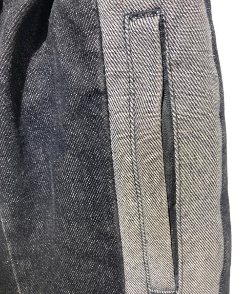 SAPEur（サプール）SAPEur (サプール) Denim Track Pants ブラック サイズ:Ｍの古着・服飾アイテム