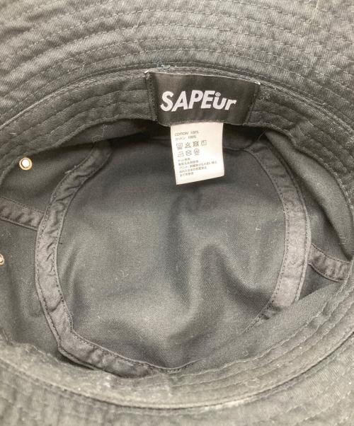 SAPEur（サプール）SAPEur (サプール) バケットハット ブラックの古着・服飾アイテム