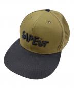 SAPEurサプール）の古着「キャップ」｜カーキ