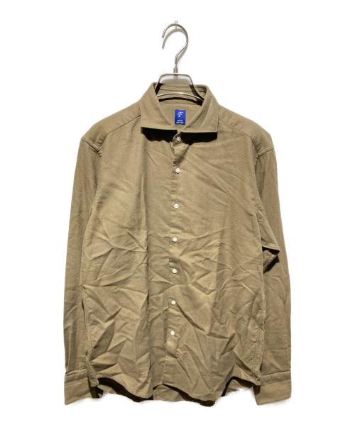 FAIRFAX（フェアファックス）FAIRFAX (フェアファックス) 長袖シャツ グリーン サイズ:Ｍの古着・服飾アイテム