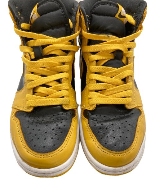 NIKE（ナイキ）NIKE (ナイキ) ハイカットスニーカー イエロー×ブラック サイズ:26.5cmの古着・服飾アイテム