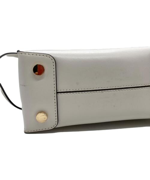 MICHAEL KORS（マイケル・コース）MICHAEL KORS (マイケル・コース) パンチングショルダーバッグ ホワイトの古着・服飾アイテム